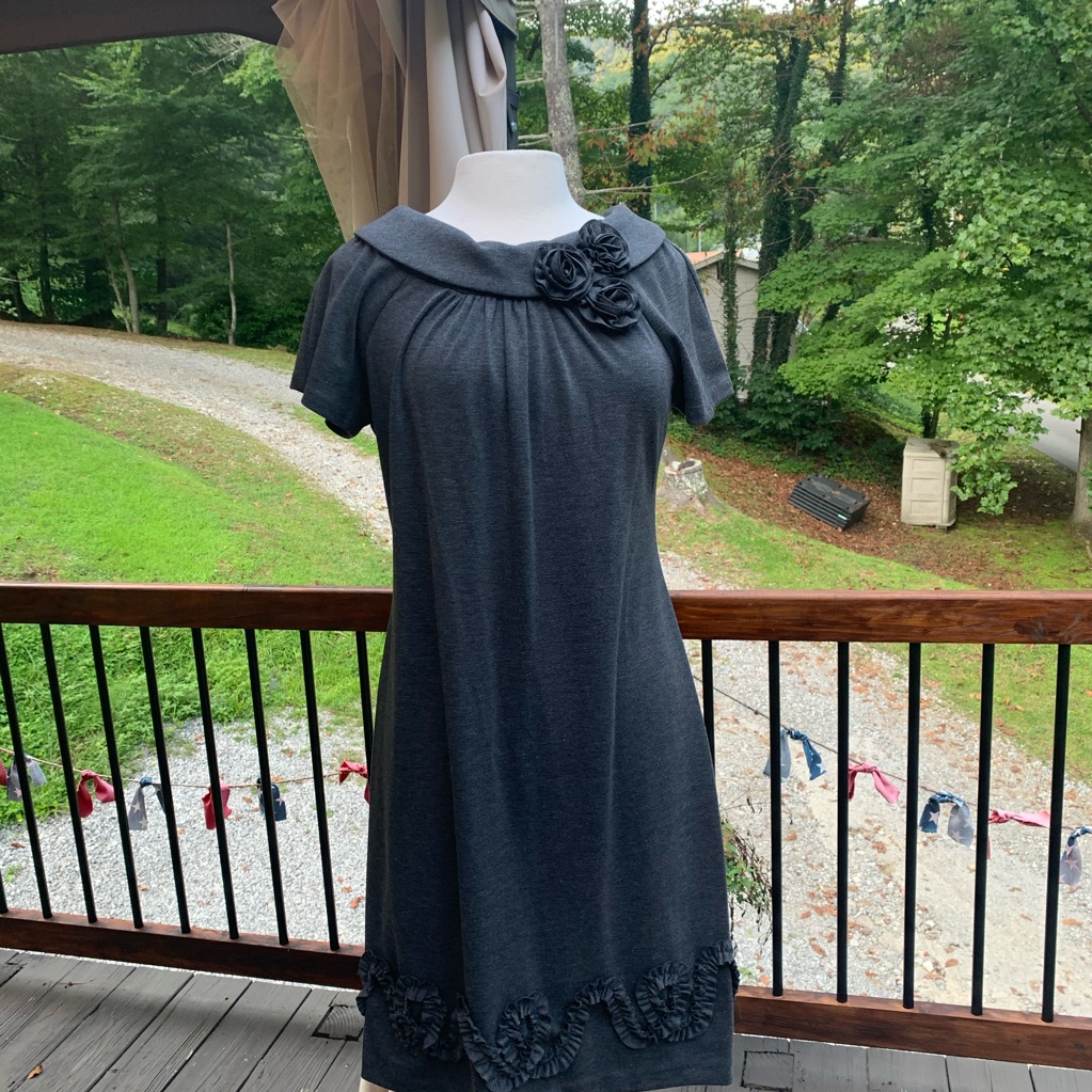 Gray Sweater Dress Size 6 Like New
